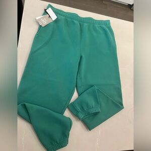 ARITZIA - TNA Cozy Fleece Boyfriend Sweatpants (Tall) || NEW WITH TAGS